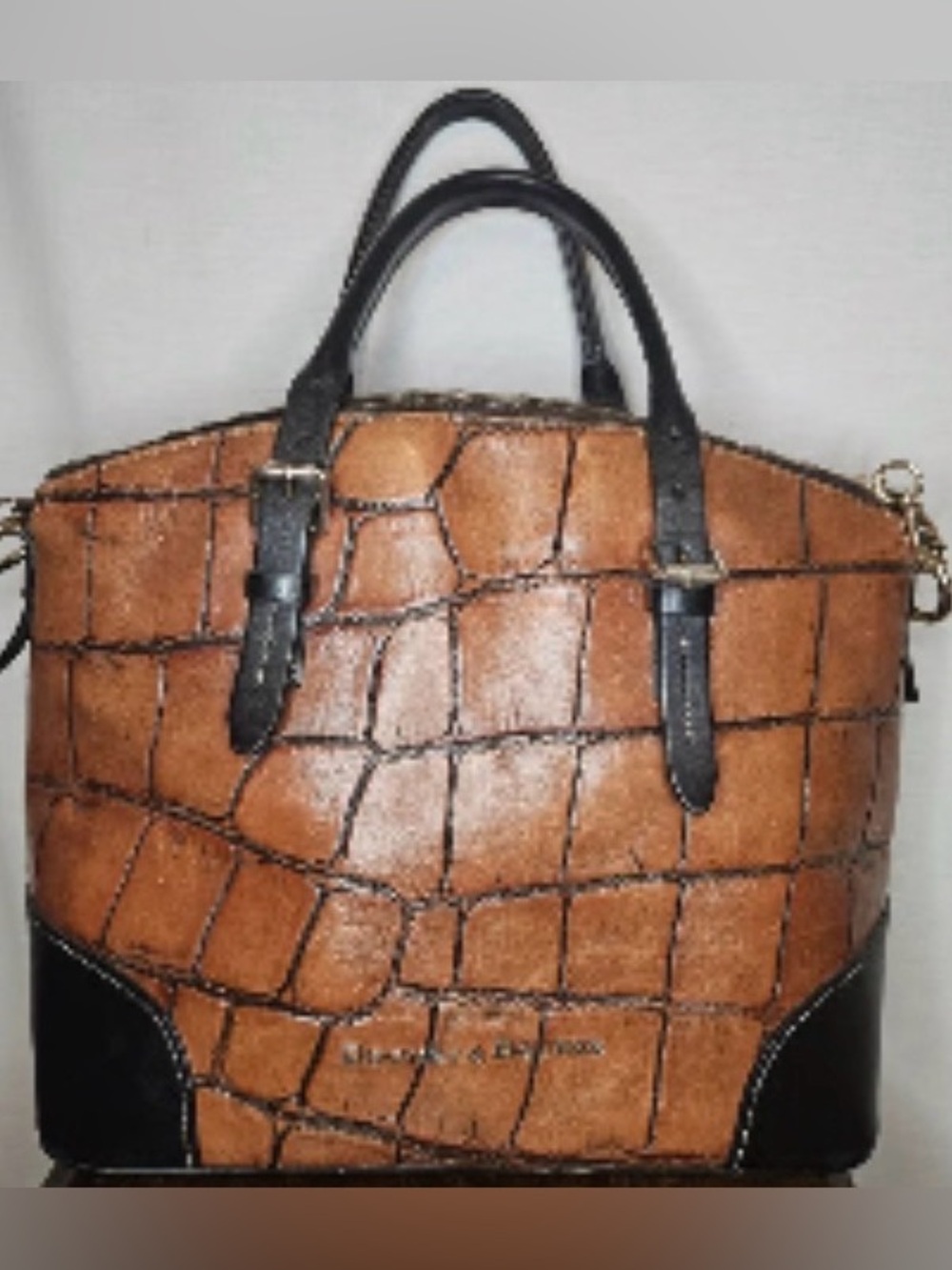 Dooney and Bourke Croc-Embossed Satchel
